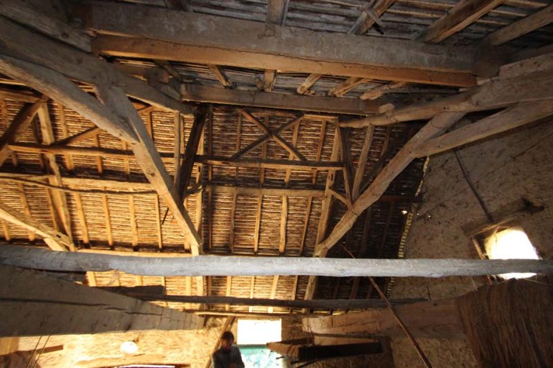 Grange du château avant travaux de salle des mariages